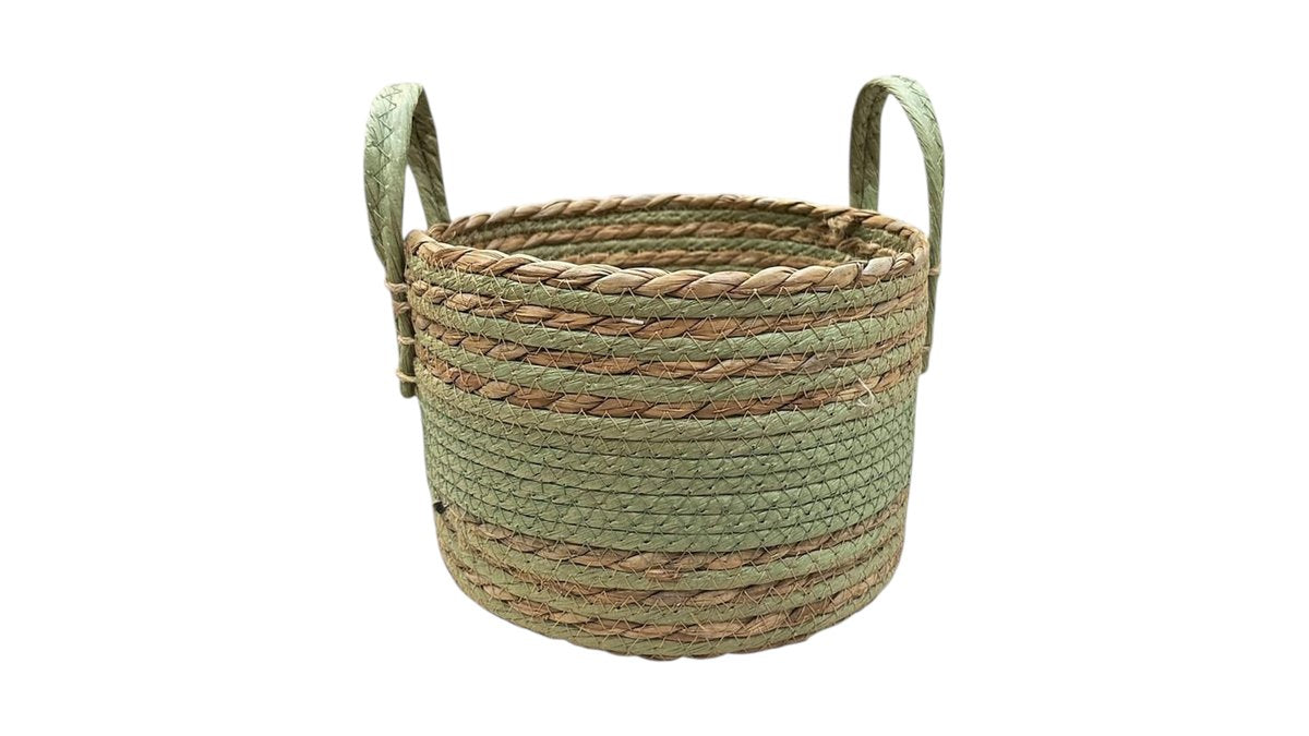 კალათა ხაკისფერი საშუალო 28X22 სმ