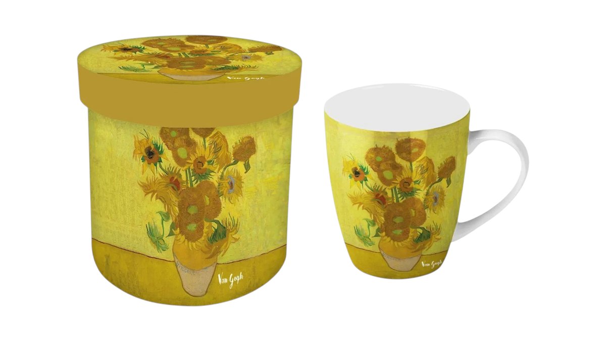 ჭიქა (ვანგოგის ყვავილებით) ENESCO