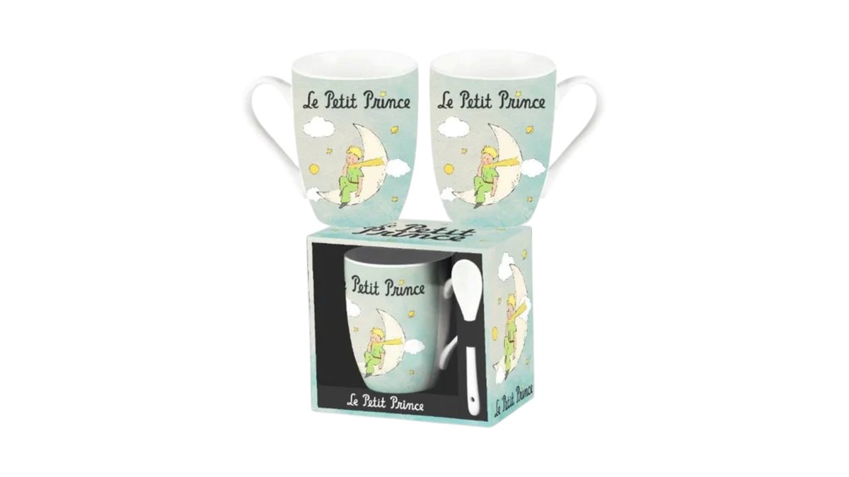 Enesco ჭიქა პატარა უფლისწული მთვარეზე (10*9.5*6.5სმ)